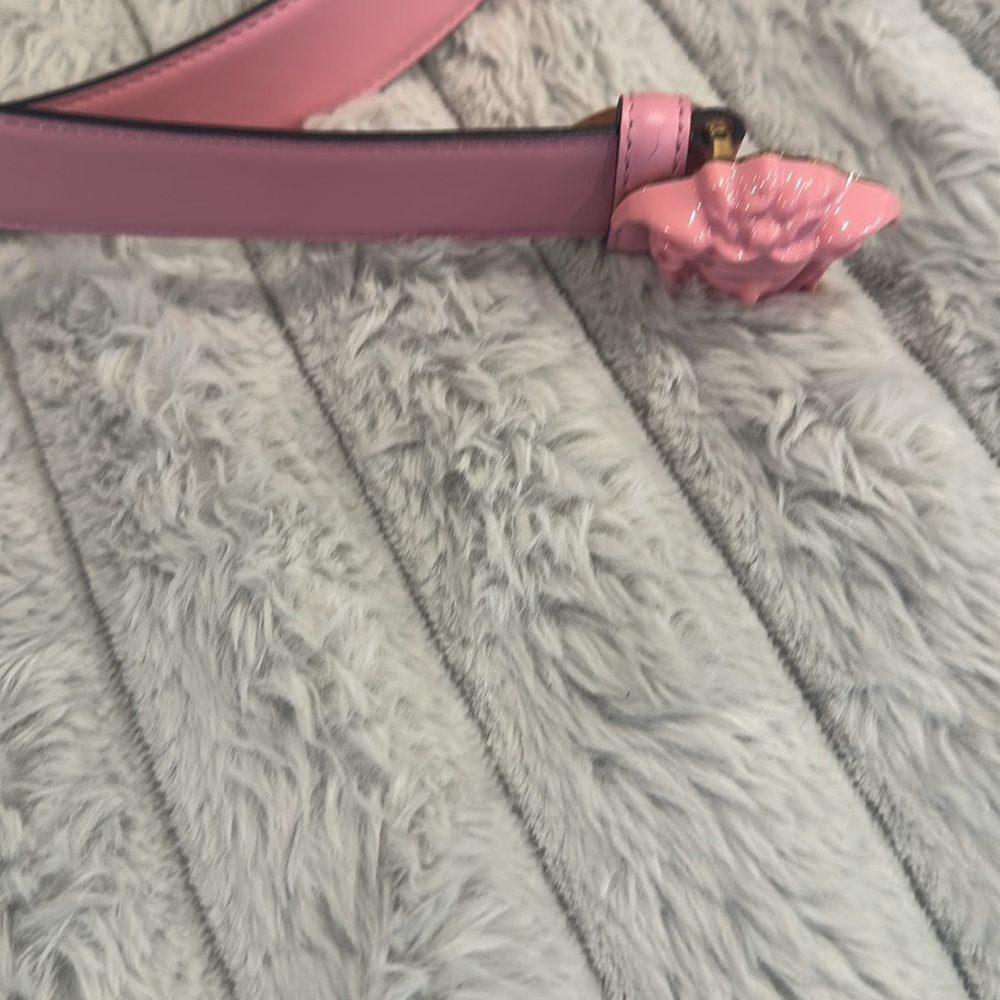 Versace Pink Medusa Belt for Women - Picture 13 of 17